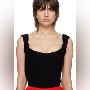 Miaou Black Knit Top